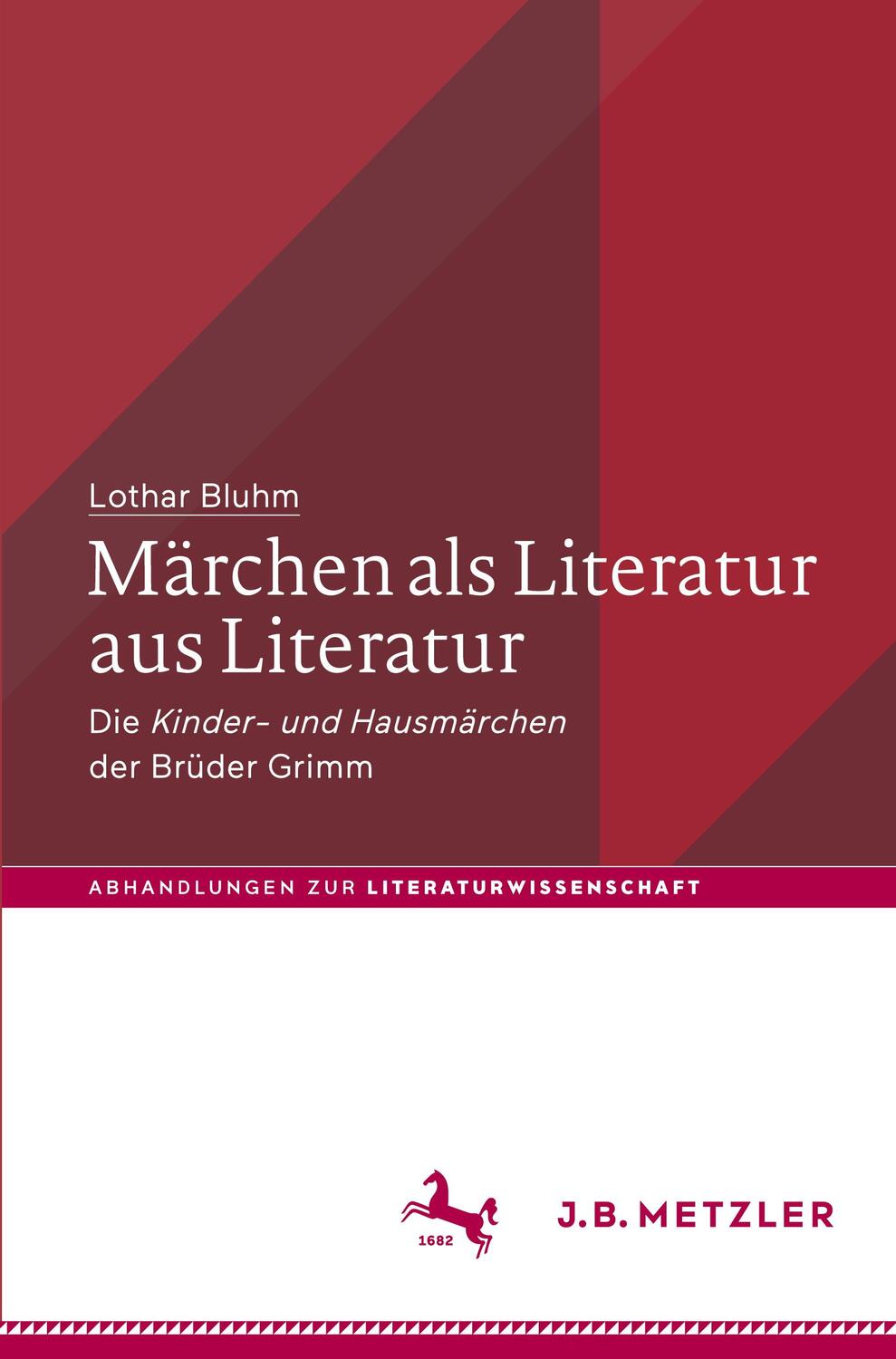 Cover: 9783662646434 | Märchen als Literatur aus Literatur | Lothar Bluhm | Taschenbuch