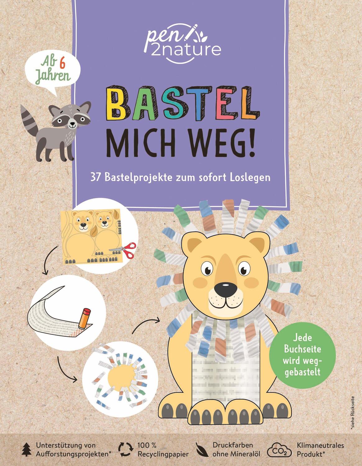Cover: 9783987640513 | Bastel mich weg! Nachhaltiges Bastelbuch für Kinder ab 6 Jahren | Buch