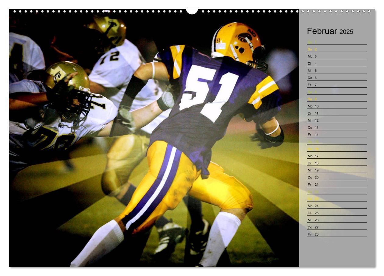 Bild: 9783435416363 | HEROES - American Football (Wandkalender 2025 DIN A2 quer),...