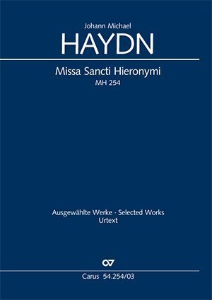 Cover: 9790007085599 | Missa Sancti Hieronymi (Klavierauszug) | MH 254,1777 | Haydn | Buch