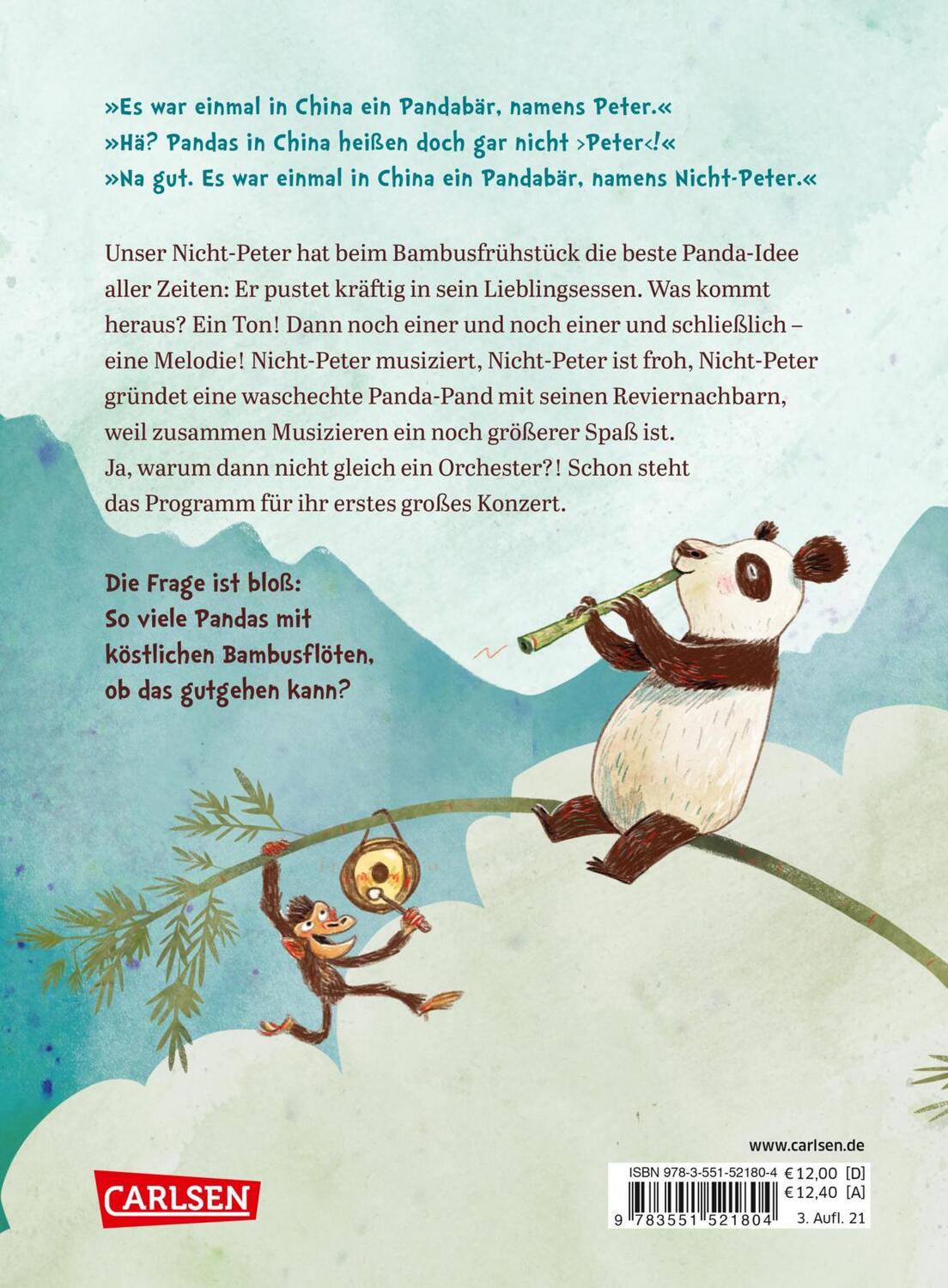 Rückseite: 9783551521804 | Panda-Pand | Sasa Stanisic | Buch | 80 S. | Deutsch | 2021 | Carlsen