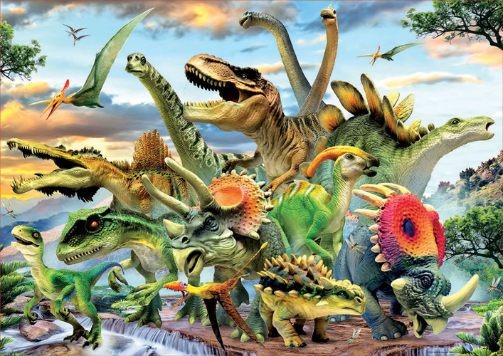 Bild: 8412668179615 | Dinosaurier 500 Teile Puzzle | Spiel | In Spielebox | 9217961 | 2021