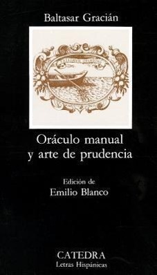 Cover: 9788437613499 | Oraculo Manual y Arte de Prudencia | Baltasar Gracian y. Morales