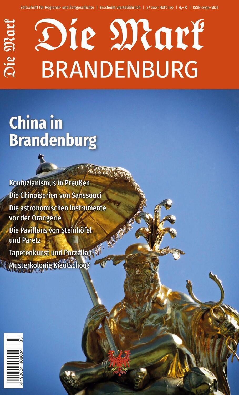 Cover: 9783948052225 | China in Brandenburg | Die Mark Brandenburg | Geheftet | Deutsch