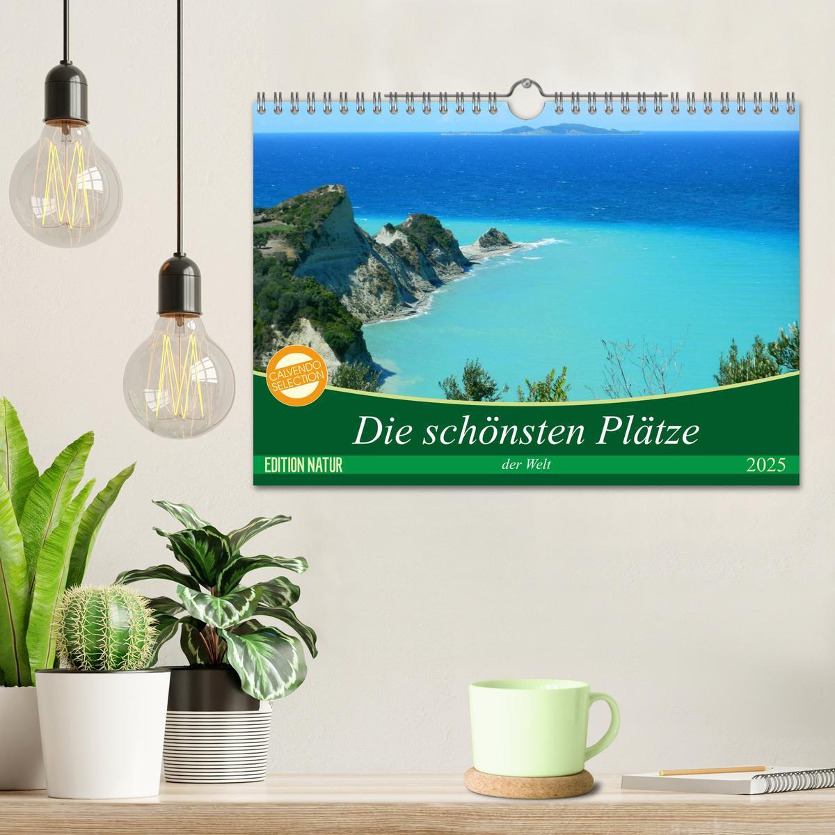 Bild: 9783435526017 | Die schönsten Plätze der Welt (Wandkalender 2025 DIN A4 quer),...