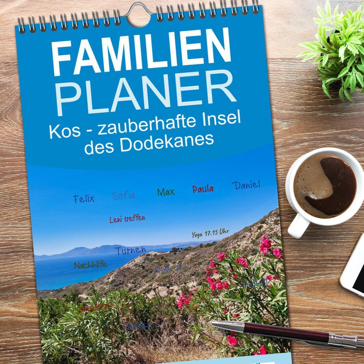 Bild: 9783457090381 | Familienplaner 2025 - Kos - zauberhafte Insel des Dodekanes mit 5...