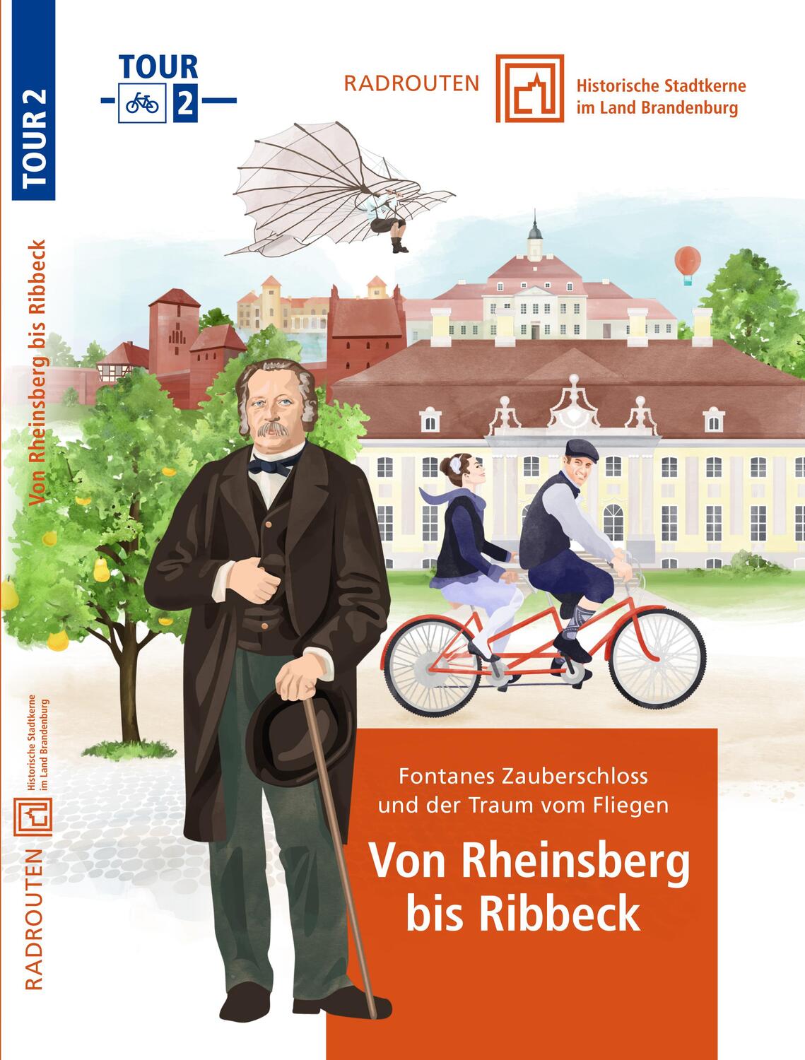 Cover: 9783942917414 | Radtouren durch historische Stadtkerne im Land Brandenburg Tour 2 -...