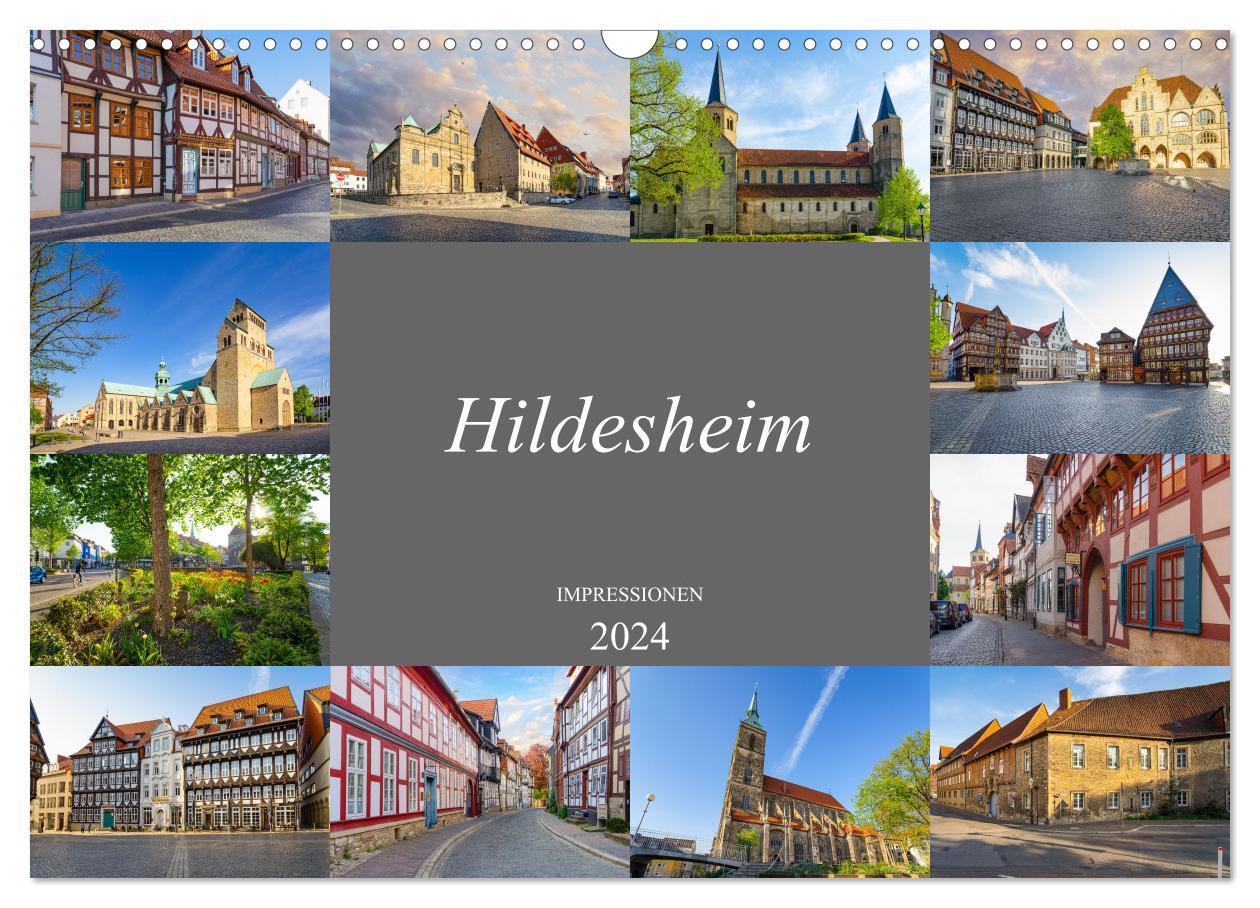 Cover: 9783675932067 | Hildesheim Impressionen (Wandkalender 2024 DIN A3 quer), CALVENDO...