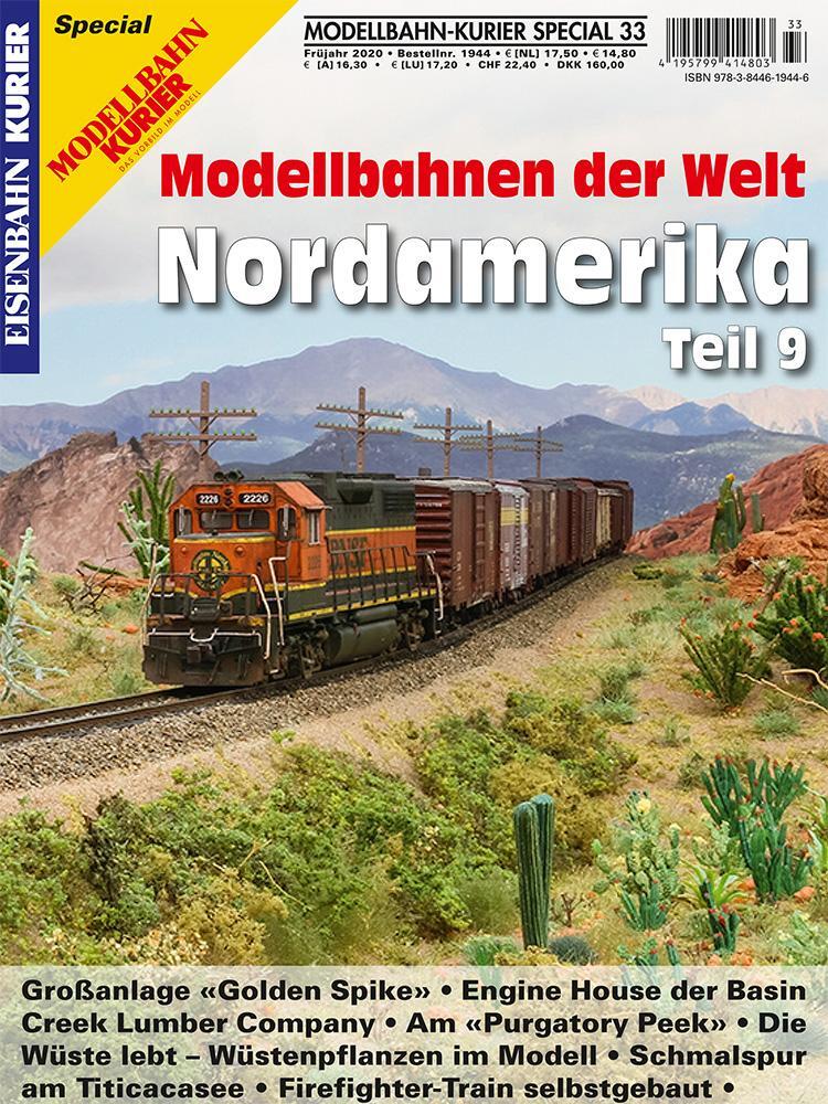 Cover: 9783844619447 | Modellbahn-Kurier Special 33. Modellbahnen der Welt- Nordamerika...