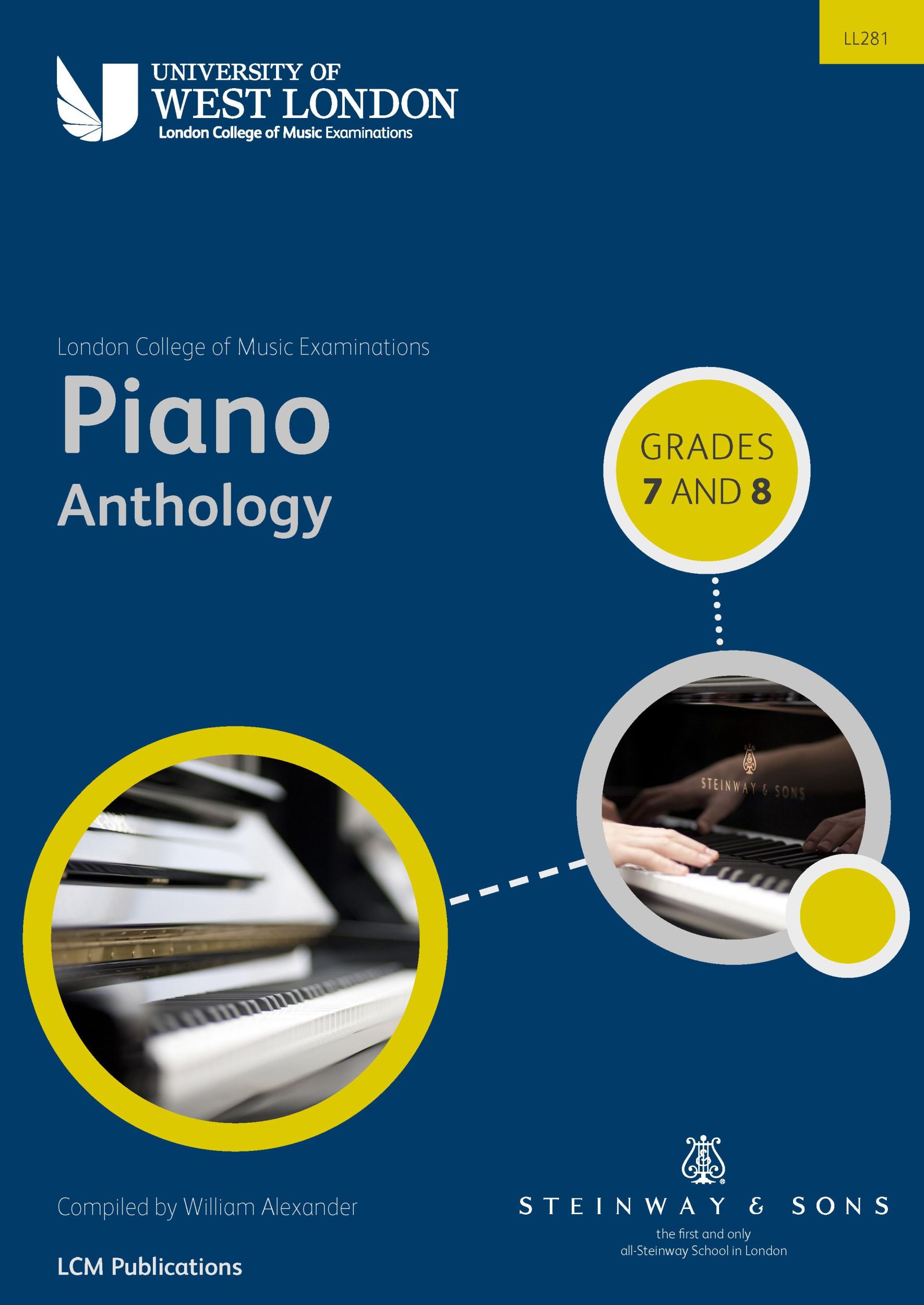 Cover: 9790570121533 | LCM Piano Anthology Grades 7 and 8 (2015 onwards) | Examinations