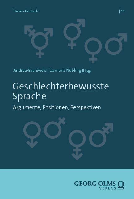 Cover: 9783487170503 | Geschlechterbewusste Sprache | Argumente, Positionen, Perspektiven