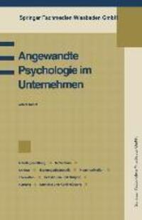 Cover: 9783409183093 | Angewandte Psychologie im Unternehmen | Volker Kunst | Taschenbuch