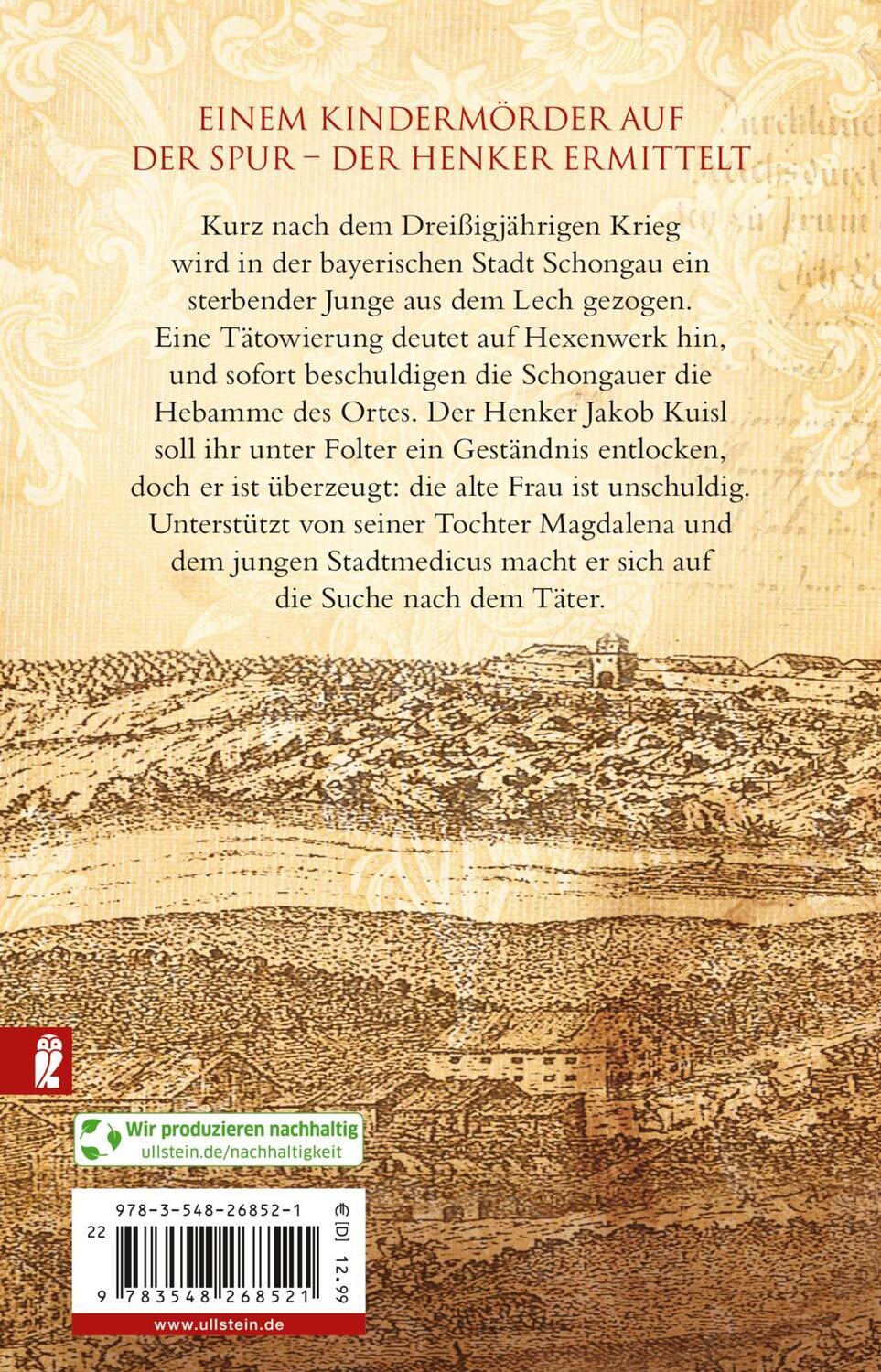 Rückseite: 9783548268521 | Die Henkerstochter | Teil 1 der Saga | Oliver Pötzsch | Taschenbuch