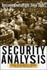 Cover: 9780071412285 | Security Analysis: The Classic 1940 Edition | The classic 1940 edition