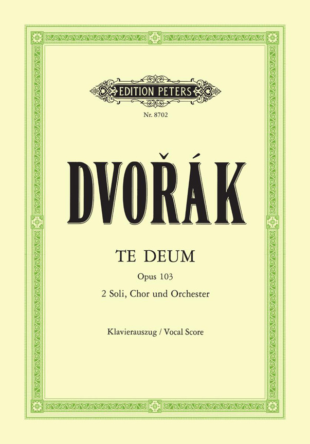Cover: 9790014070373 | Te Deum op. 103 | Chorwerke (inkl. Oratorien) | Antonin Leopold Dvorák