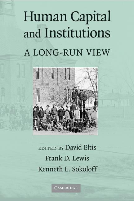 Cover: 9780521769587 | Human Capital and Institutions | David Eltis (u. a.) | Buch | Englisch