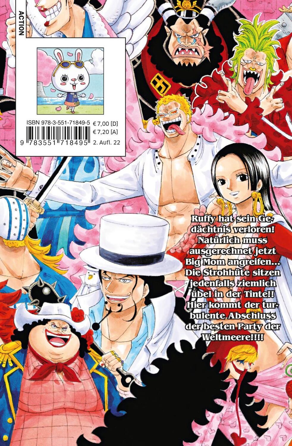 Rückseite: 9783551718495 | One Piece Party 7 | Ei Andoh (u. a.) | Taschenbuch | One Piece Party