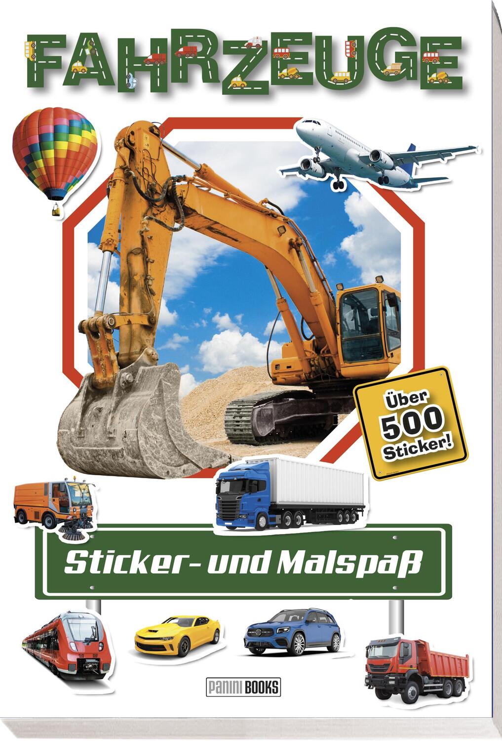 Cover: 9783833243158 | Fahrzeuge: Sticker- und Malspaß | Sticker- und Malblock | Panini