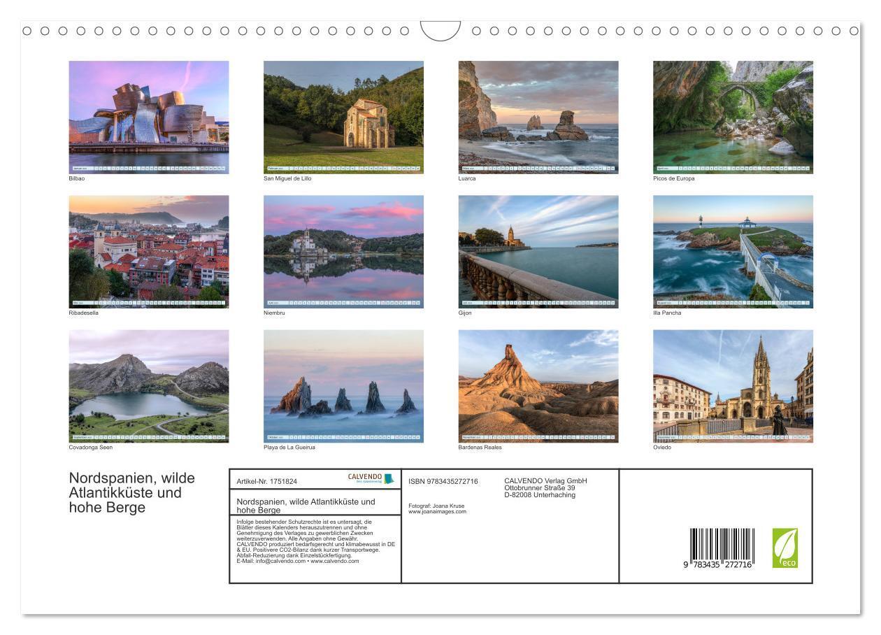 Bild: 9783435272716 | Nordspanien, wilde Atlantikküste und hohe Berge (Wandkalender 2025...