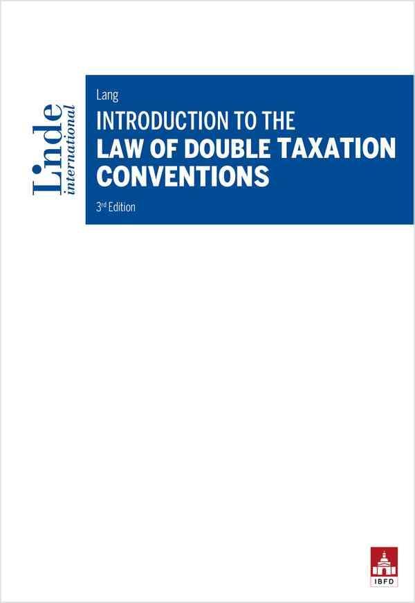 Cover: 9783714303674 | Introduction to the Law of Double Taxation Conventions | Michael Lang