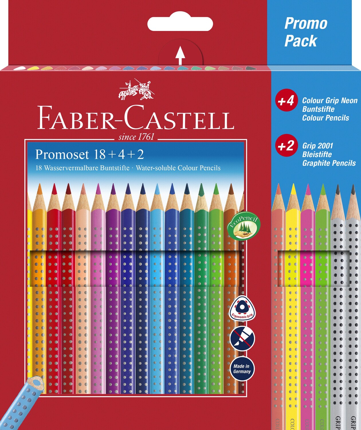 Cover: 4005402015405 | Faber-Castell Buntstifte Promoset Colour GRIP 24er Set | 201540 | 2020