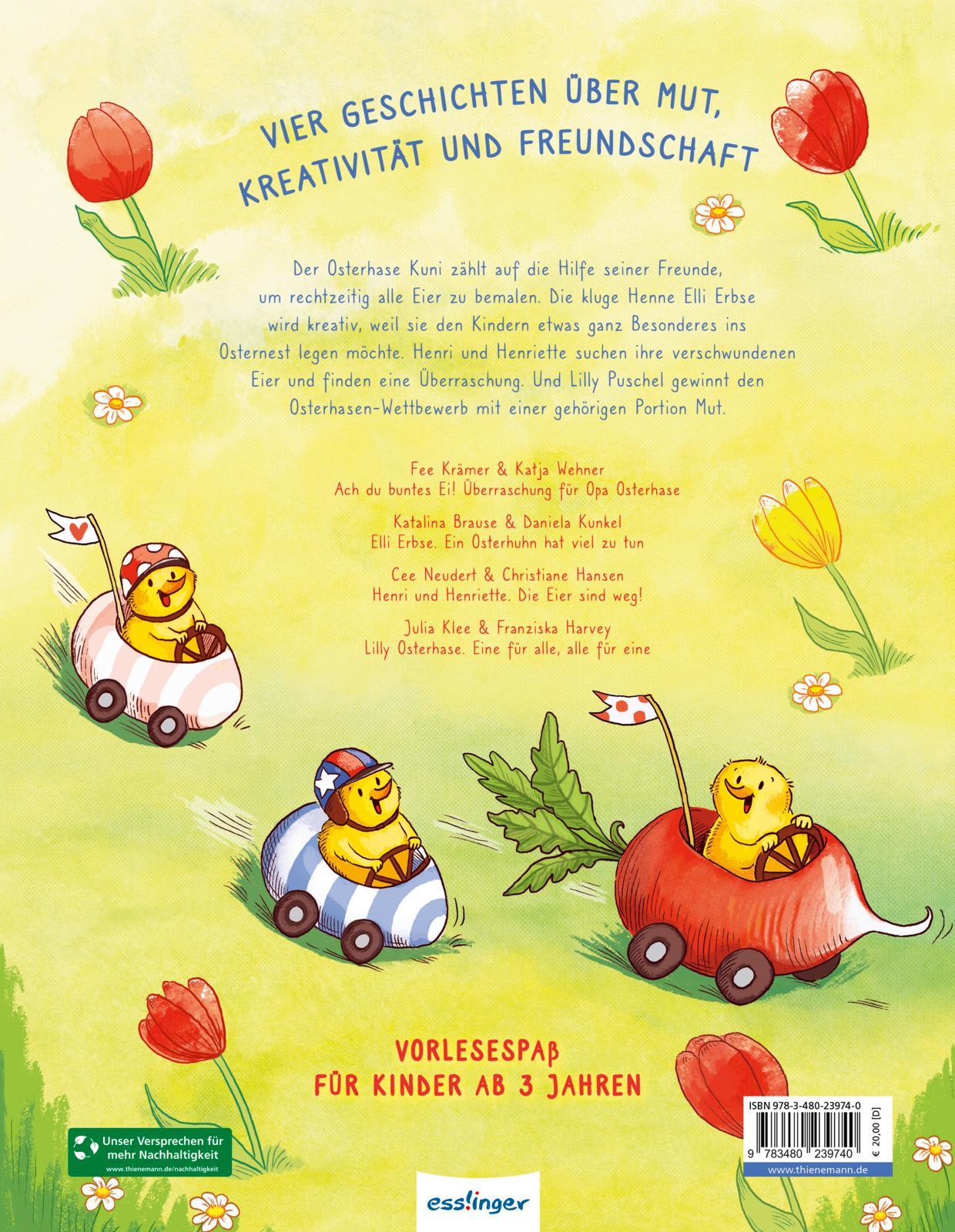 Rückseite: 9783480239740 | Was Hase und Huhn an Ostern so tun | Julia Klee (u. a.) | Buch | 2025