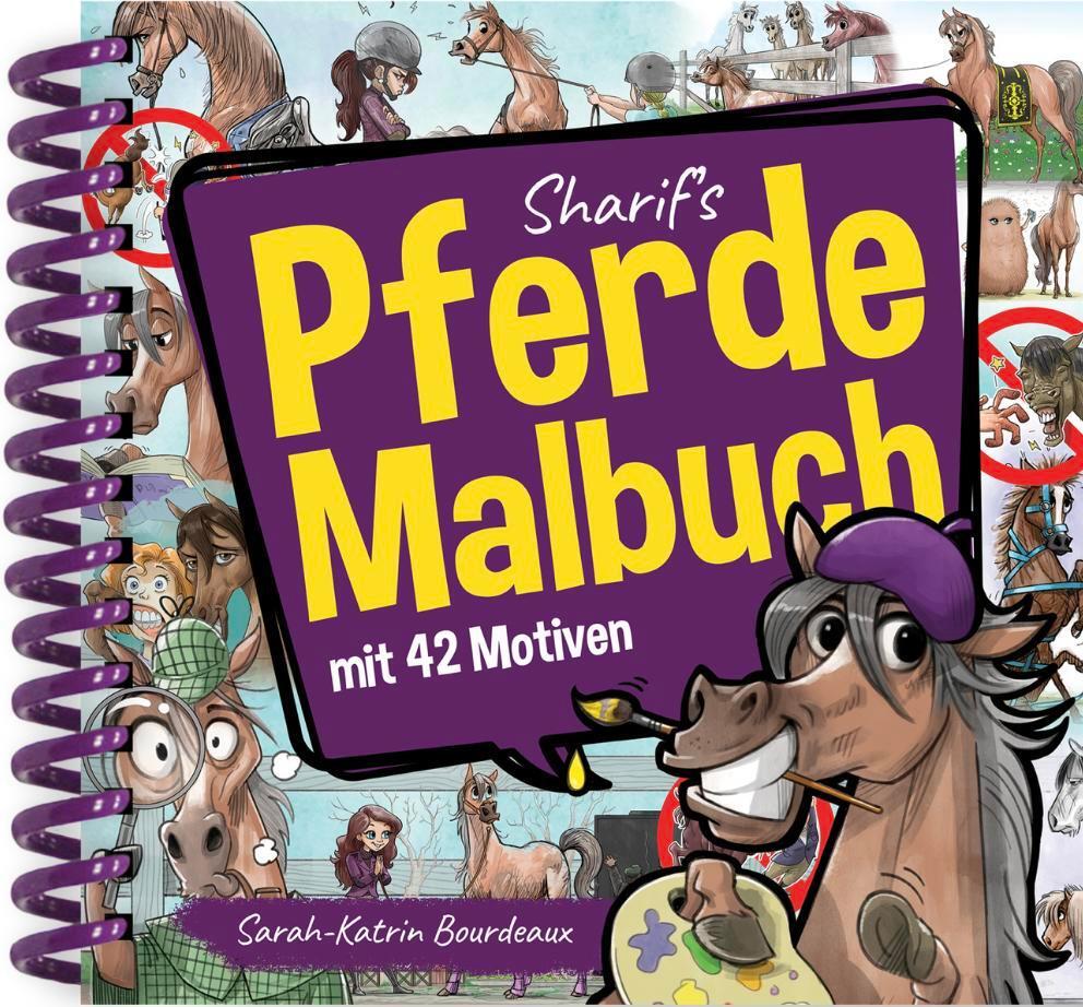 Cover: 9783982587912 | Sharif's Pferde-Malbuch | Sarah-Katrin Bourdeaux | Taschenbuch | 84 S.