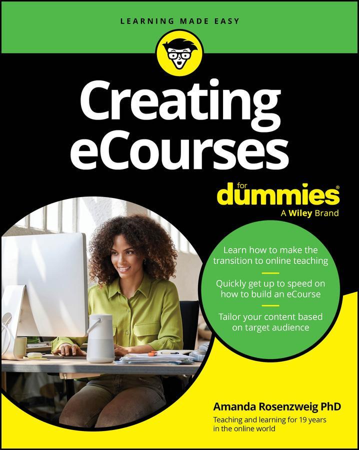 Cover: 9781394224975 | Creating Ecourses for Dummies | Amanda Rosenzweig | Taschenbuch | 2024