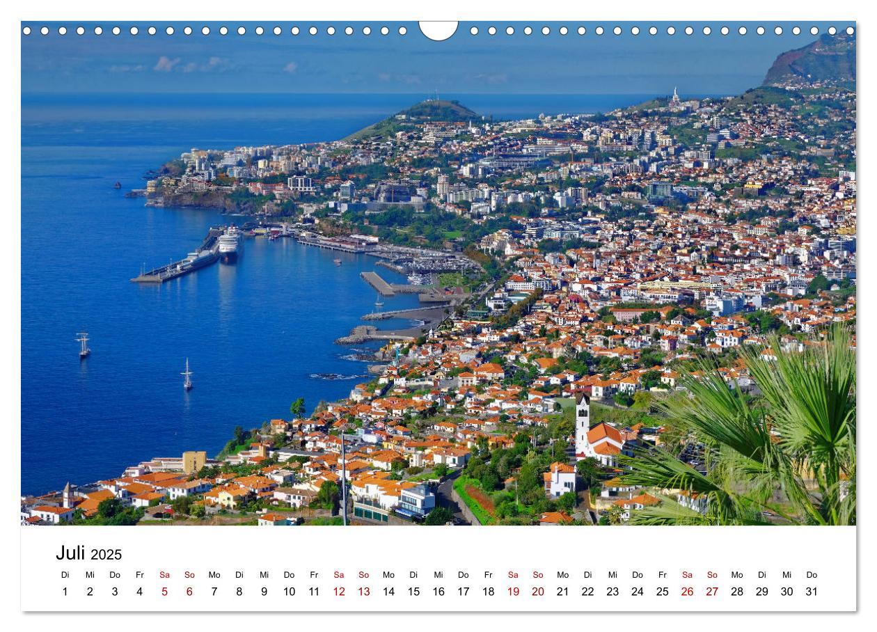 Bild: 9783435447572 | Funchal - Die Hauptstadt von Madeira (Wandkalender 2025 DIN A3...