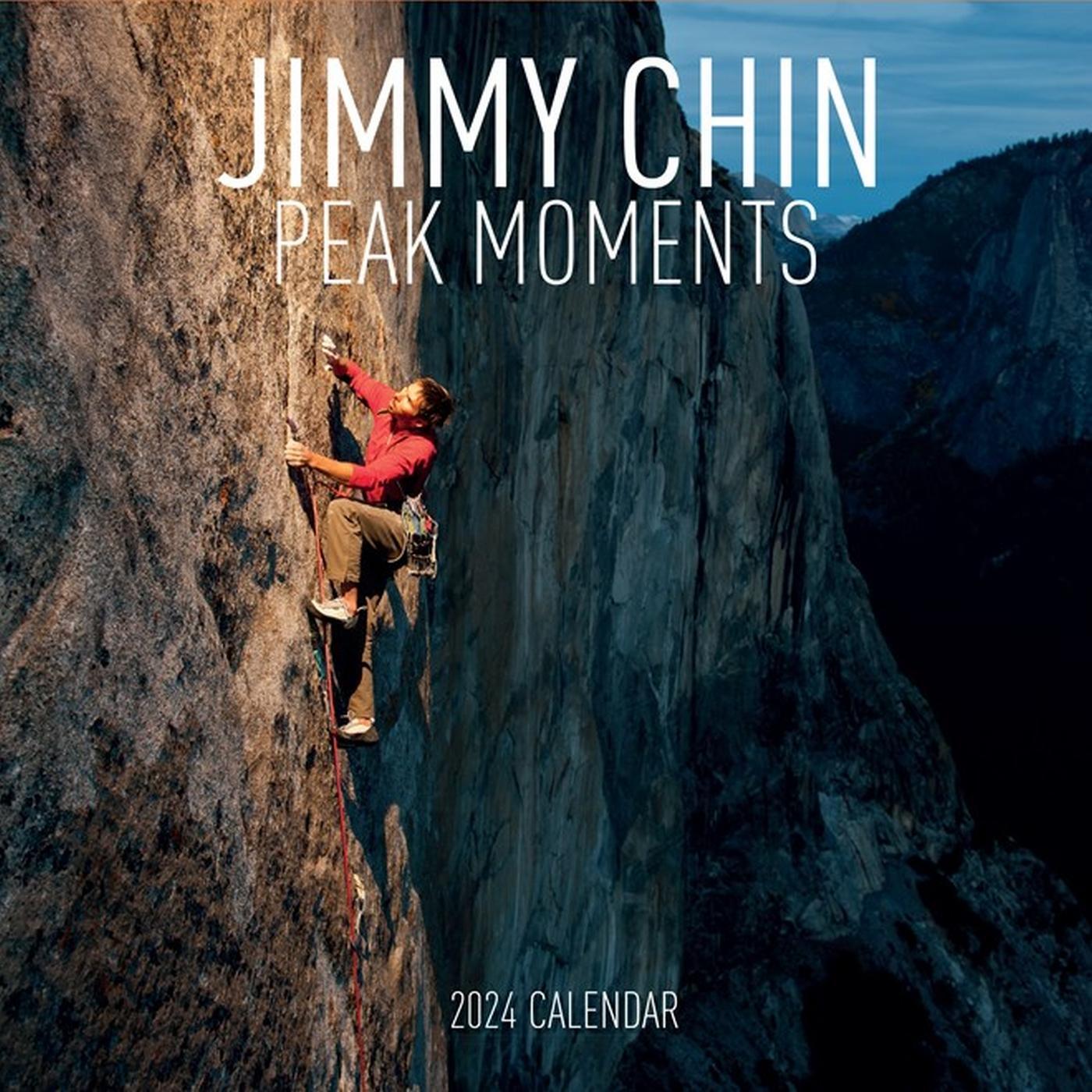 Cover: 9781523520459 | Jimmy Chin Peak Moments Wall Calendar 2024 | Photos from the Edge