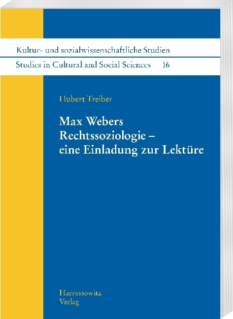 Cover: 9783447108430 | Max Webers Rechtssoziologie - eine Einladung zur Lektüre | Treiber