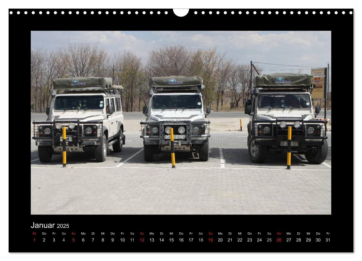 Bild: 9783435753673 | Land Rover Defender - Unterwegs in Afrika (Wandkalender 2025 DIN A3...