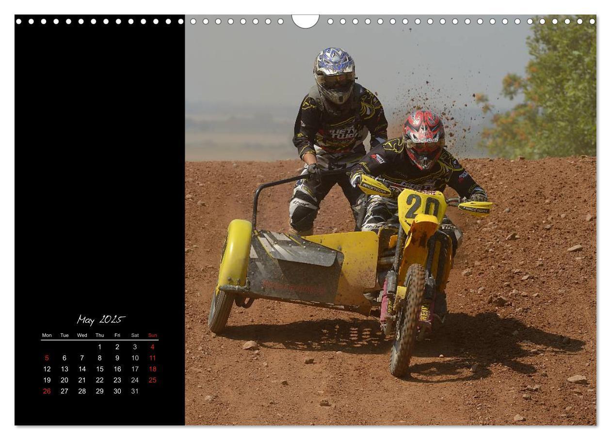 Bild: 9781325996216 | Motocross - MX UK-Version (Wall Calendar 2025 DIN A3 landscape),...