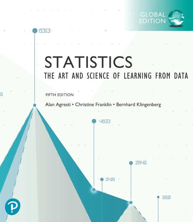Cover: 9781292444765 | Statistics: The Art and Science of Learning from Data, Global Edition