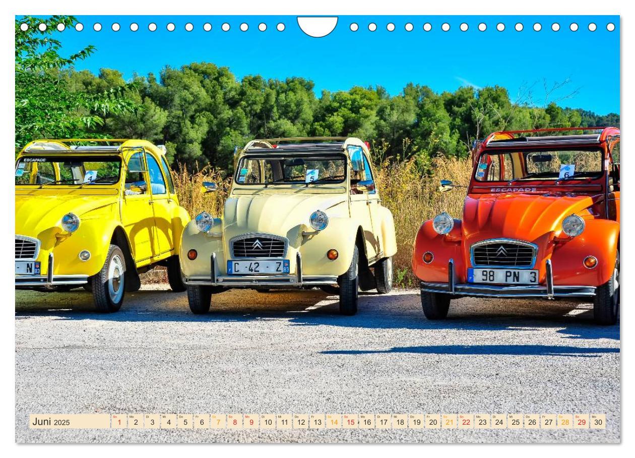 Bild: 9783435573691 | Citroën 2CV - die Ente (Wandkalender 2025 DIN A4 quer), CALVENDO...