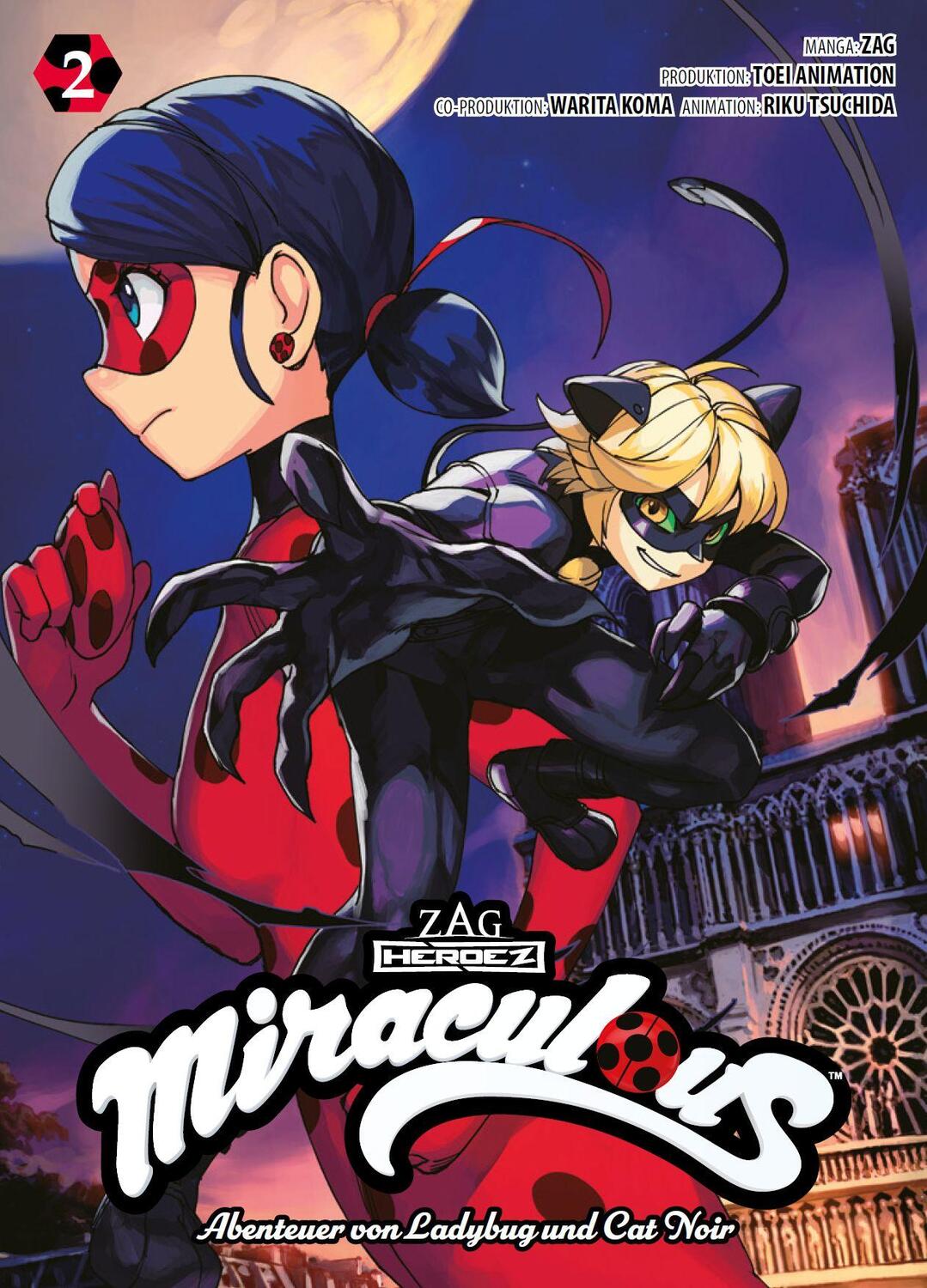 Cover: 9783741629624 | Miraculous - Die Abenteuer von Ladybug und Cat Noir (Manga) 02 | Bd. 2