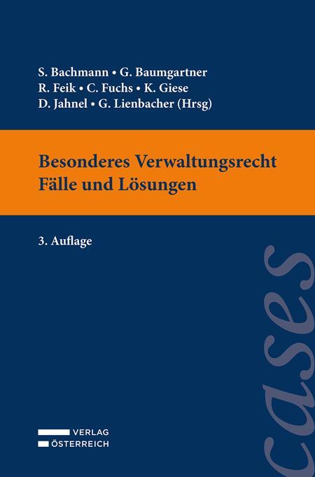 Cover: 9783704695024 | Besonderes Verwaltungsrecht - Fälle und Lösungen | Bachmann (u. a.)