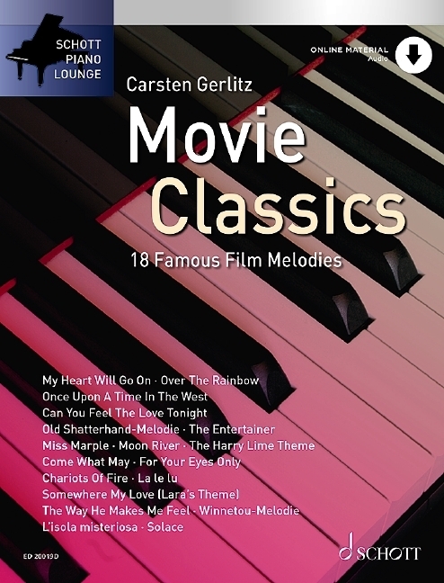 Cover: 9783795720926 | Movie Classics. Bd.1 | 18 bekannte Filmmelodien. Klavier. | Gerlitz