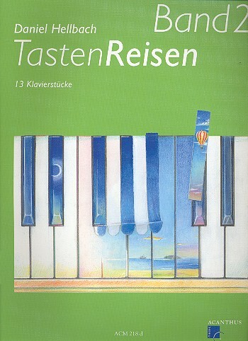 Cover: 9990051402902 | TastenReisen 2 | 13 Klavierstücke, Noten | Daniel Hellbach | Broschüre
