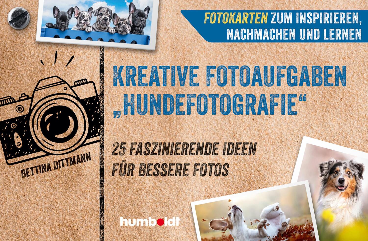 Cover: 9783842655591 | Fotokarten. Kreative Fotoaufgaben "Hundefotografie" | Bettina Dittmann