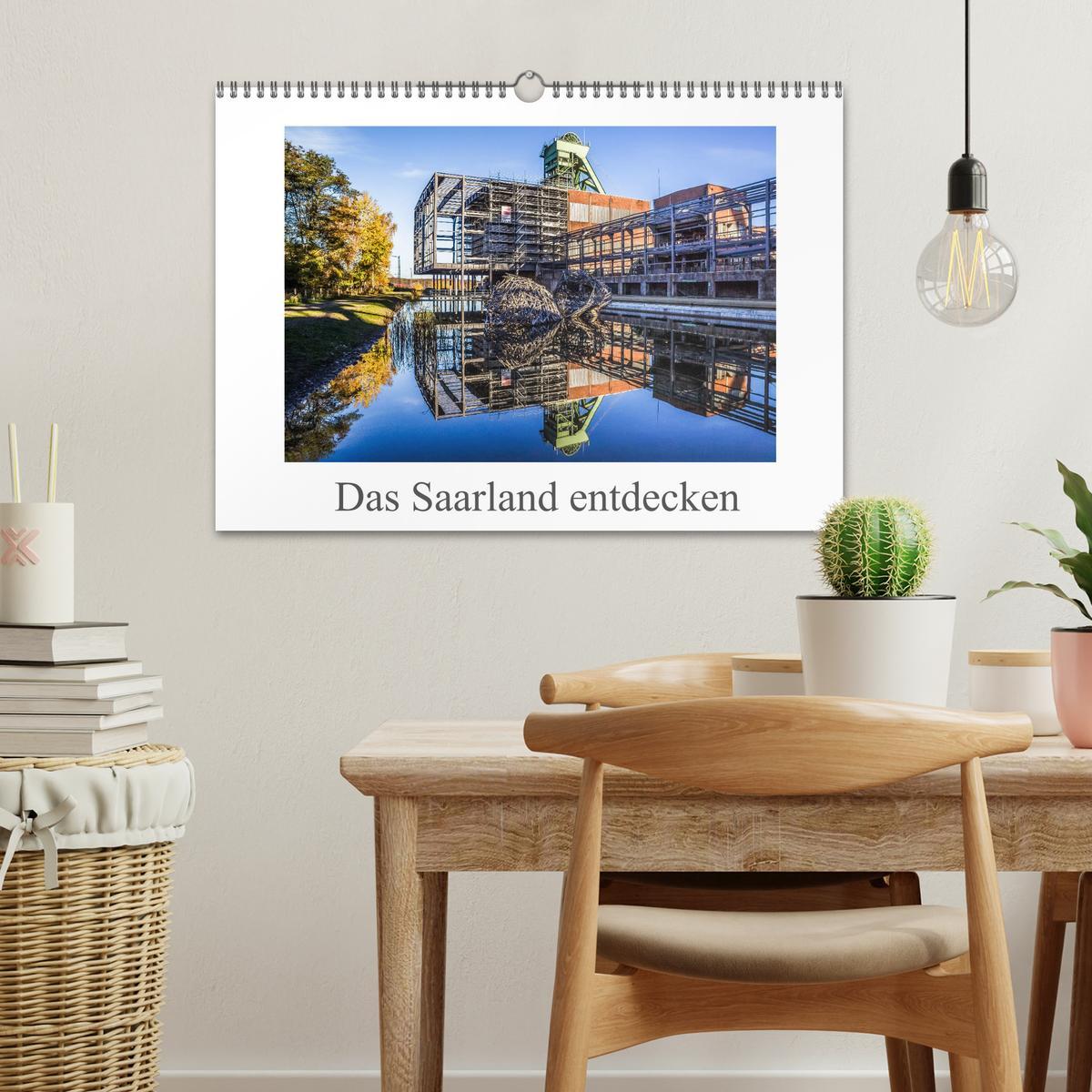 Bild: 9783435193301 | Das Saarland entdecken (Wandkalender 2025 DIN A3 quer), CALVENDO...