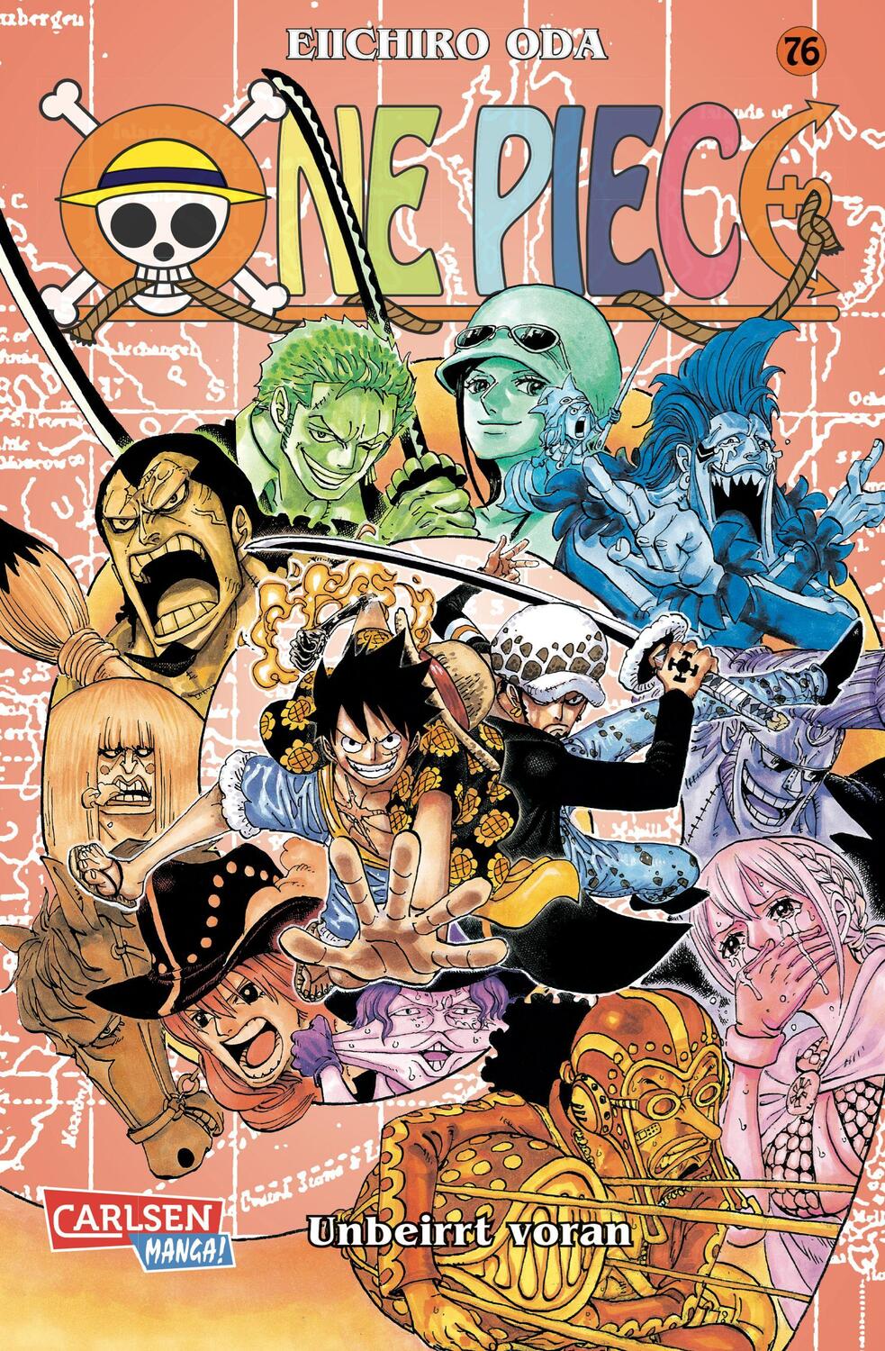 Cover: 9783551763808 | One Piece 76. Unbeirrt voran | Eiichiro Oda | Taschenbuch | One Piece