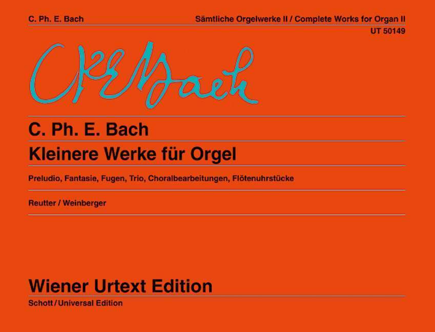 Cover: 9783850557139 | Sämtliche Orgelwerke | Carl Philipp Emanuel Bach | Buch | 148 S.