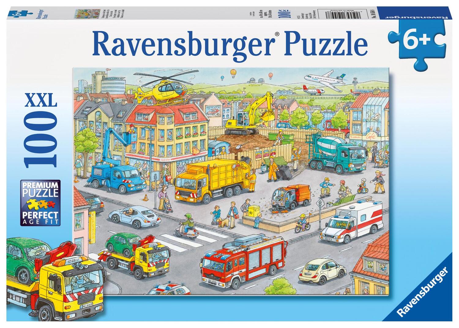 Cover: 4005556105588 | Fahrzeuge in der Stadt Puzzleteile: 100 | Spiel | Deutsch | 2015