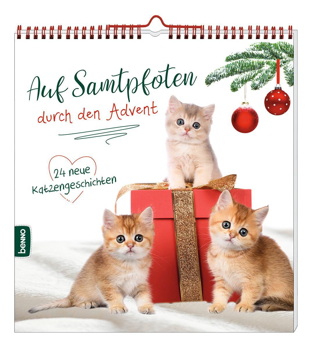 Cover: 9783746263939 | Auf Samtpfoten durch den Advent | 24 neue Katzengeschichten | Wendler