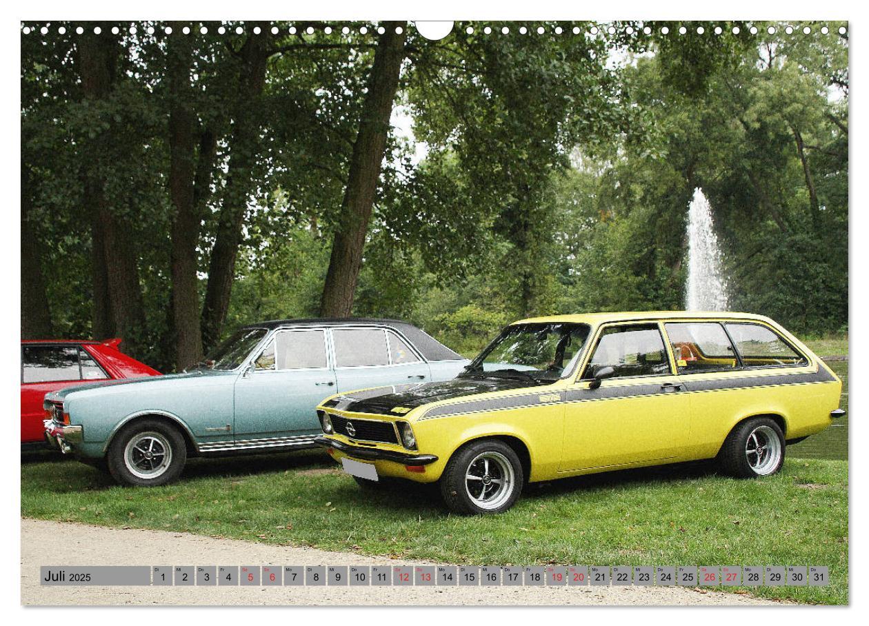 Bild: 9783435158317 | Opel Oldtimer mit dem Blitz (Wandkalender 2025 DIN A3 quer),...