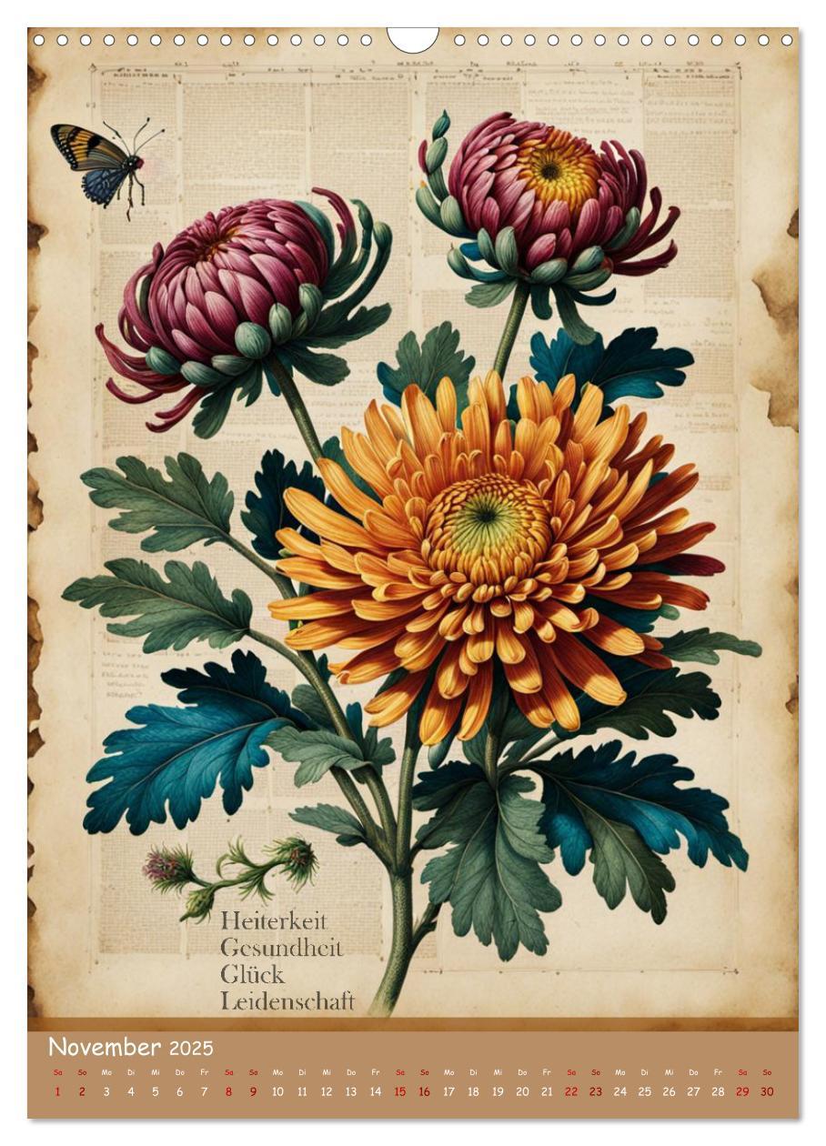 Bild: 9783383800740 | Geburtsblume, dein florales Sternzeichen (Wandkalender 2025 DIN A3...