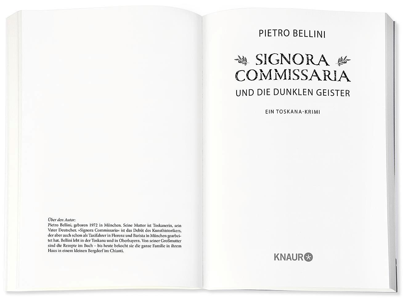 Bild: 9783426526040 | Signora Commissaria und die dunklen Geister | Pietro Bellini | Buch