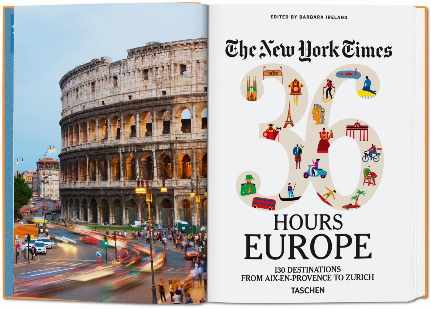 Bild: 9783836580595 | The New York Times 36 Hours. Europa. 3.a edición | Barbara Ireland