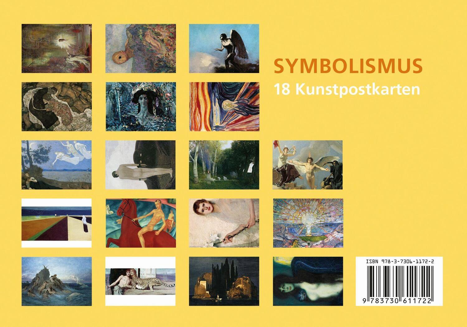 Bild: 9783730611722 | Postkarten-Set Symbolismus | 18 Kunstpostkarten | Anaconda Verlag